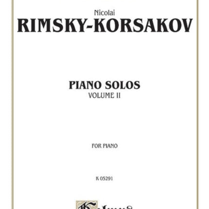 Piano Solos Volume II 2 Kalmus Edition