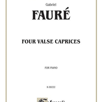 Four Valse Caprices Op 30 38 59 62 Kalmus Edition