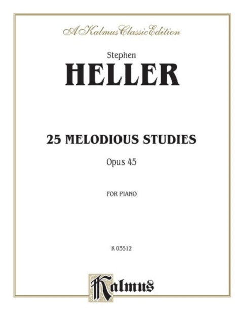 TwentyFive Melodious Studies Op 45 Kalmus Edition