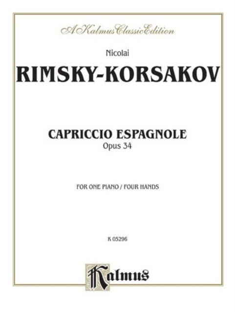 Capriccio Espagnole Piano Duet Kalmus Edition