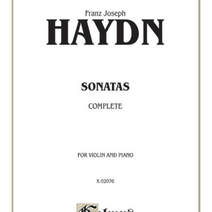 Sonatas Complete Kalmus Edition