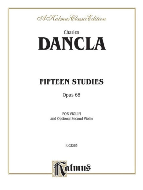 Fifteen Studies Op 68 Kalmus Edition