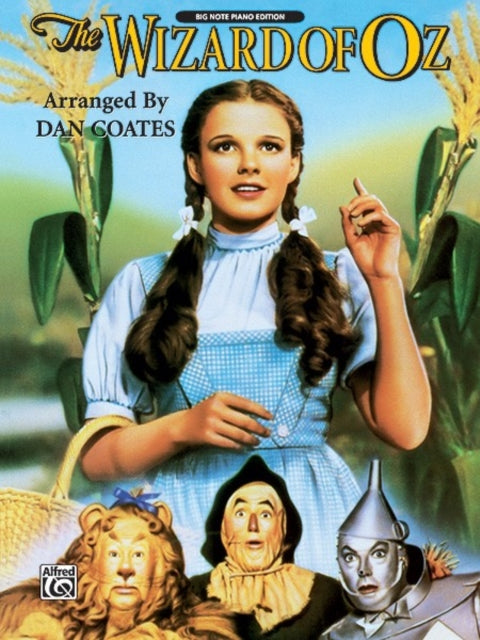 The Wizard of Oz Piano Arrangements Big Note Piano