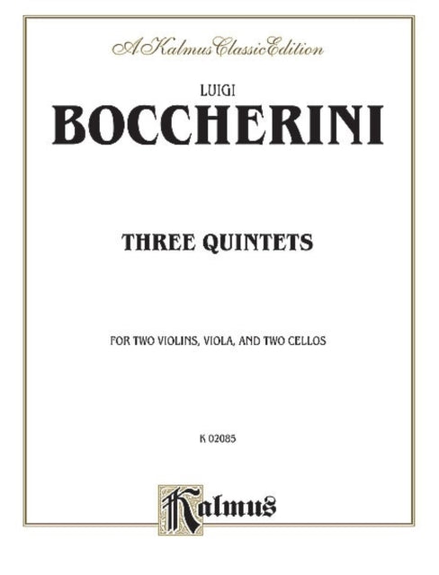 Three Quintets Kalmus Edition