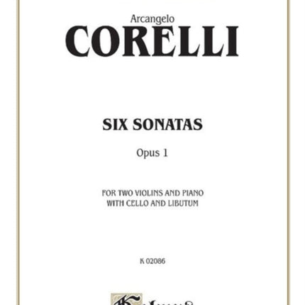 Six Sonatas Op 1 Complete Kalmus Edition