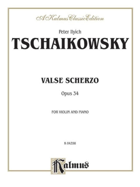 Valse Scherzo Op 34 Urtext Parts Kalmus Edition