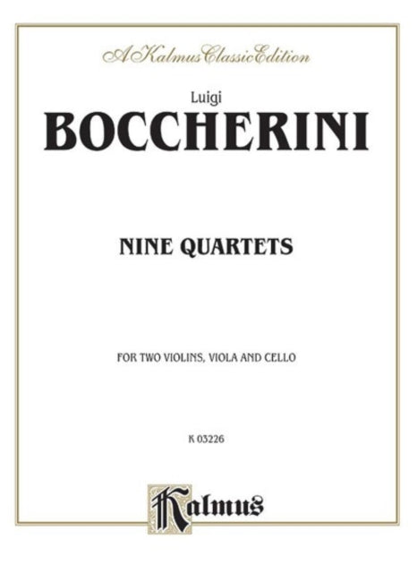 Nine Selected String Quartets Kalmus Edition