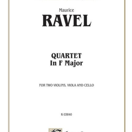 String Quartet in F Major Kalmus Edition