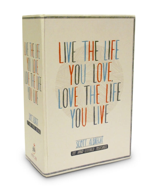 Live The Life You Love Postcard Box 100