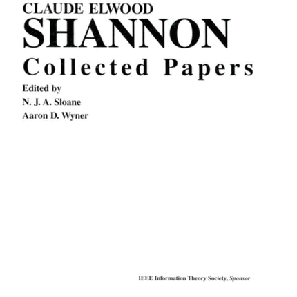 Claude E. Shannon