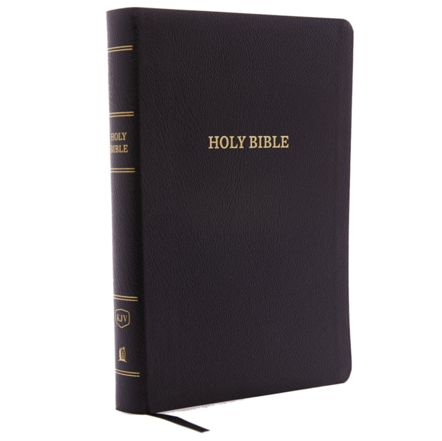 KJV Holy Bible: Giant Print with 53,000 Cross References, Black Bonded Leather, Red Letter, Comfort Print: King James Version