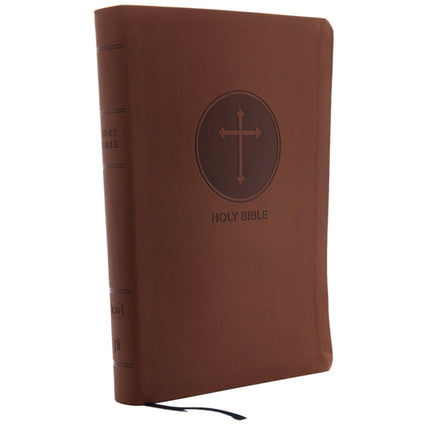 KJV Holy Bible: Giant Print with 53,000 Cross References, Brown Leathersoft, Red Letter, Comfort Print: King James Version