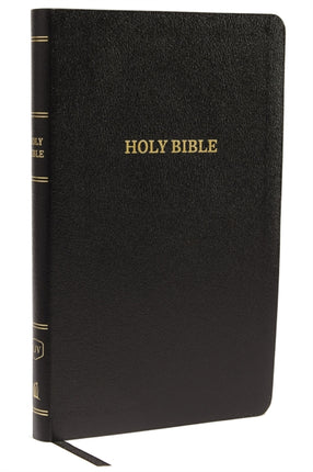 KJV Thinline Reference Bible, Black Bonded Leather, Red Letter, Comfort Print: King James Version