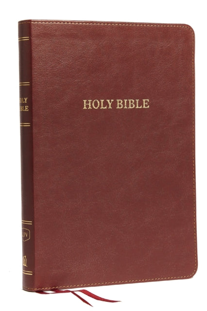 KJV Holy Bible: Large Print Thinline, Burgundy Leathersoft, Red Letter, Comfort Print (Thumb Indexed): King James Version: Holy Bible, King James Version