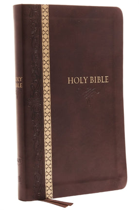 KJV Holy Bible: Thinline, Brown Leathersoft, Red Letter, Comfort Print (Thumb Indexed): King James Version: Holy Bible, King James Version