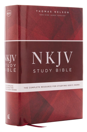 NKJV Study Bible, Hardcover, Comfort Print: The Complete Resource for Studying God’s Word