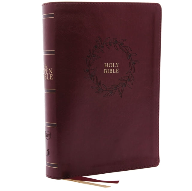 The KJV, Open Bible, Leathersoft, Burgundy, Red Letter, Comfort Print: Complete Reference System