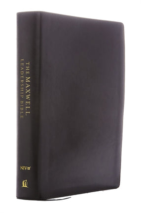 NIV, Maxwell Leadership Bible, 3rd Edition, Leathersoft, Black, Comfort Print: Holy Bible, New International Version