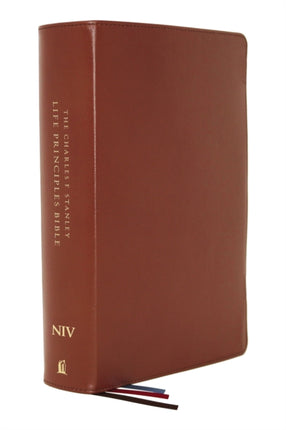 NIV, Charles F. Stanley Life Principles Bible, 2nd Edition, Genuine Leather, Brown, Thumb Indexed, Comfort Print: Growing in Knowledge and Understanding of God Through His Word