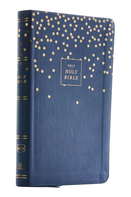 NKJV, Thinline Bible Youth Edition, Leathersoft, Blue, Red Letter, Comfort Print: Holy Bible, New King James Version