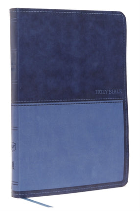 KJV Holy Bible: Value Large Print Thinline, Blue Leathersoft, Red Letter, Comfort Print: King James Version: Holy Bible, King James Version