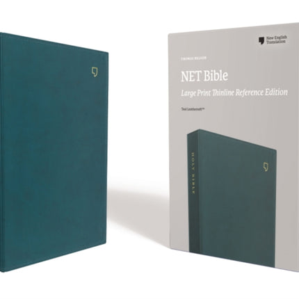 NET Bible, Thinline Reference, Large Print, Leathersoft, Teal, Comfort Print: Holy Bible