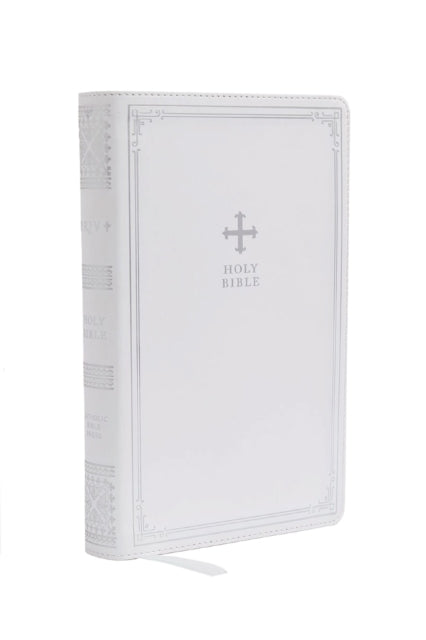 NRSV Catholic Edition Gift Bible, White Leathersoft (Comfort Print, Holy Bible, Complete Catholic Bible, NRSV CE): Holy Bible