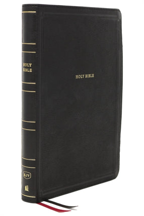 KJV Holy Bible, Giant Print Thinline Bible, Black Leathersoft, Red Letter, Comfort Print: King James Version