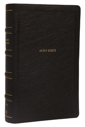 NKJV, End-of-Verse Reference Bible, Personal Size Large Print, Leathersoft, Black, Thumb Indexed, Red Letter, Comfort Print: Holy Bible, New King James Version