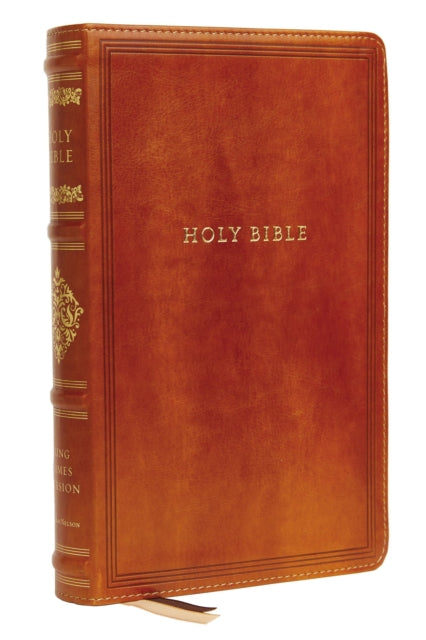 KJV, Personal Size Reference Bible, Sovereign Collection, Leathersoft, Brown, Red Letter, Comfort Print: Holy Bible, King James Version