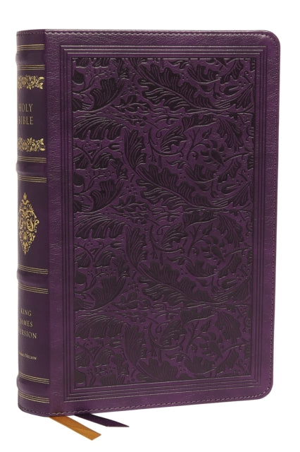 KJV, Personal Size Reference Bible, Sovereign Collection, Leathersoft, Purple, Red Letter, Comfort Print: Holy Bible, King James Version