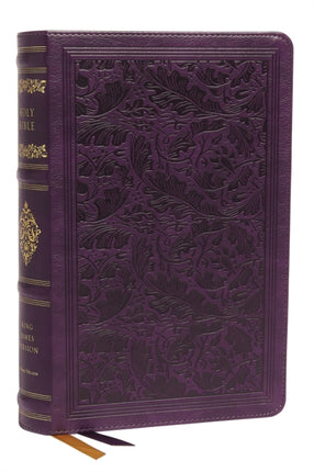 KJV, Personal Size Reference Bible, Sovereign Collection, Leathersoft, Purple, Red Letter, Thumb Indexed, Comfort Print: Holy Bible, King James Version