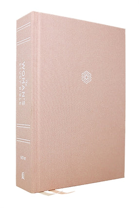 NIV, The Woman's Study Bible, Cloth over Board, Pink, Full-Color, Red Letter, Thumb Indexed: Receiving God's Truth for Balance, Hope, and Transformation