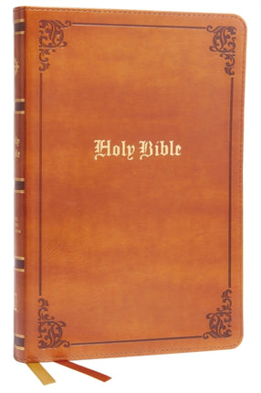 KJV Holy Bible: Large Print Thinline, Tan Leathersoft, Red Letter, Comfort Print: King James Version: Holy Bible, King James Version