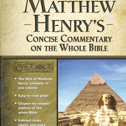 Matthew Henry's Concise Commentary on the Whole Bible