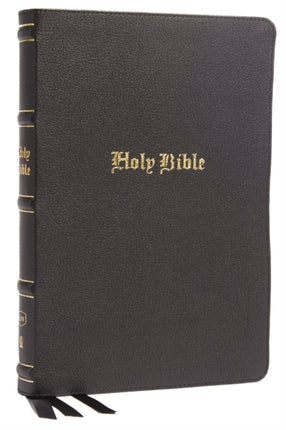 KJV Holy Bible, Large Print Thinline  Black Genuine Leather, Red Letter, Comfort Print: King James Version: Holy Bible, King James Version