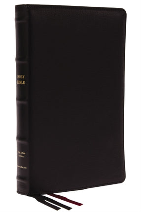 KJV Holy Bible: Large Print Thinline Bible, Black Goatskin Leather, Premier Collection, Red Letter, Comfort Print: King James Version: Holy Bible, King James Version