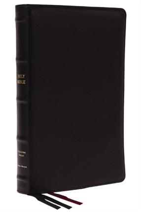 KJV Holy Bible: Large Print Thinline, Black Goatskin Leather, Premier Collection, Red Letter, Comfort Print (Thumb Indexed): King James Version: Holy Bible, King James Version