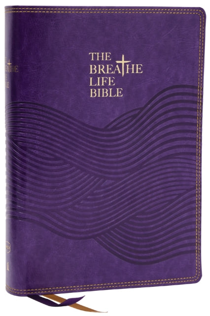 The Breathe Life Holy Bible: Faith in Action (NKJV, Purple Leathersoft, Red Letter, Comfort Print)