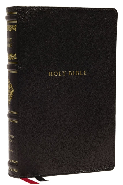 NKJV, Personal Size Reference Bible, Sovereign Collection, Genuine Leather, Black, Red Letter, Thumb Indexed, Comfort Print: Holy Bible, New King James Version