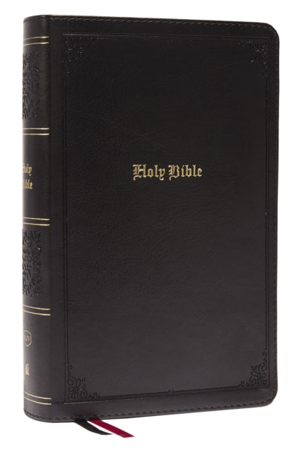 KJV Large Print Single-Column Bible, Personal Size with End-of-Verse Cross References, Black Leathersoft, Red Letter, Comfort Print: King James Version: Holy Bible, King James Version