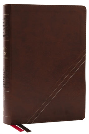 NKJV, Word Study Reference Bible, Leathersoft, Brown, Red Letter, Comfort Print: 2,000 Keywords that Unlock the Meaning of the Bible