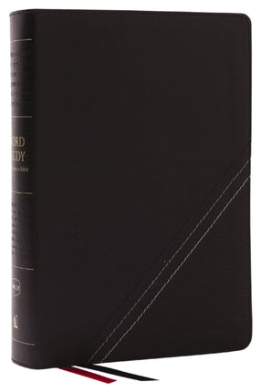 NKJV, Word Study Reference Bible, Bonded Leather, Black, Red Letter, Comfort Print: 2,000 Keywords that Unlock the Meaning of the Bible