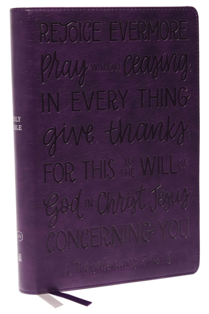 KJV Large Print Bible w/ 53,000 Cross References, Purple Leathersoft, Red Letter, Comfort Print: Holy Bible, King James Version (Verse Art Cover Collection): Holy Bible, King James Version