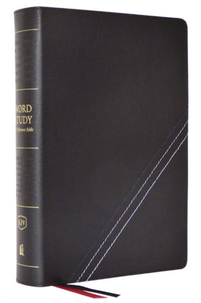 KJV, Word Study Reference Bible, Bonded Leather, Black, Red Letter, Comfort Print: 2,000 Keywords that Unlock the Meaning of the Bible