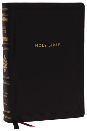 KJV, Wide-Margin Reference Bible, Sovereign Collection, Leathersoft, Black, Red Letter, Comfort Print: Holy Bible, King James Version