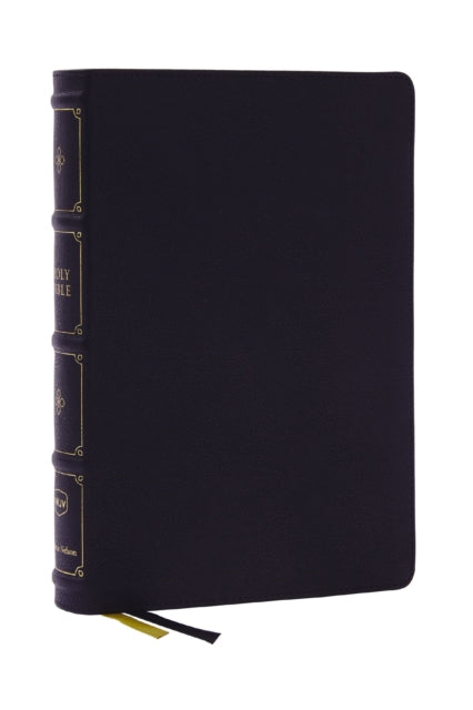 NKJV, Large Print Thinline Reference Bible, Blue Letter, Maclaren Series, Leathersoft, Black, Comfort Print: Holy Bible, New King James Version