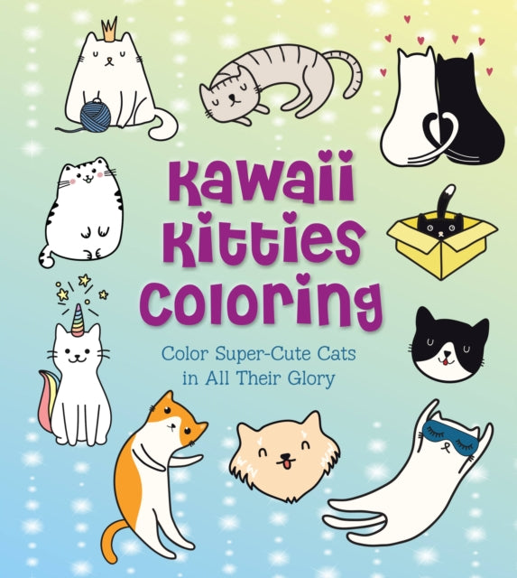 Kawaii Kitties Coloring Color SuperCute Cats in All Their Glory 12 Creative Coloring