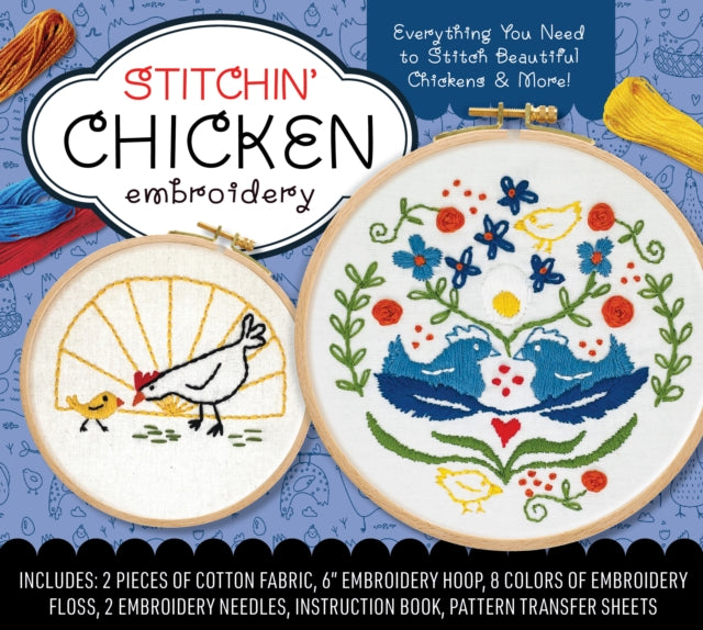 Stitchin Chicken Embroidery Kit