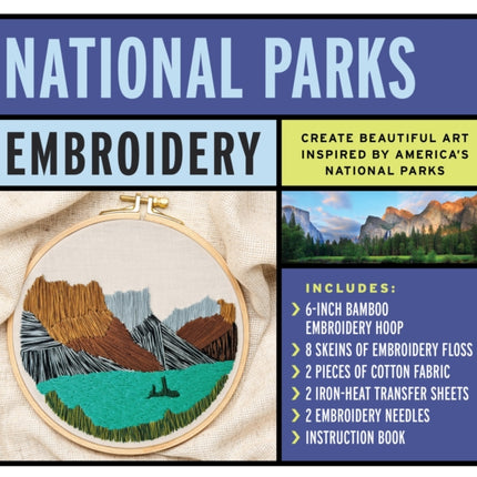 National Parks Embroidery kit